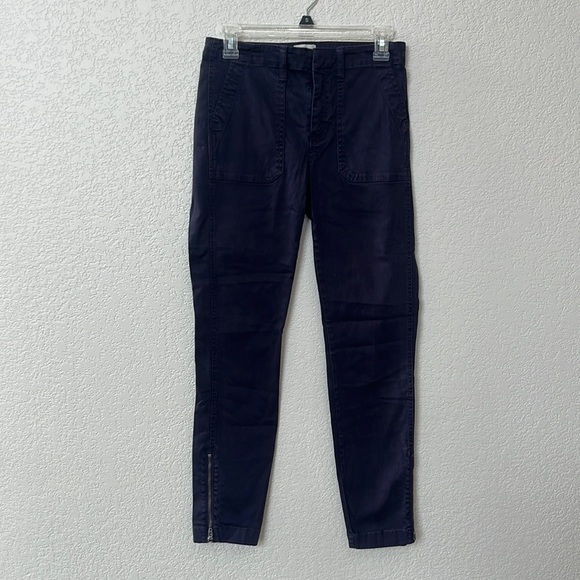 J. Crew Chino Pant Zipper Blue Navy blue size 26 - Picture 2 of 12